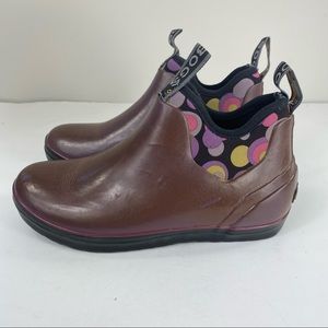 BOGS Women’s Mattie Bubbles Low Boots Rain Size 7